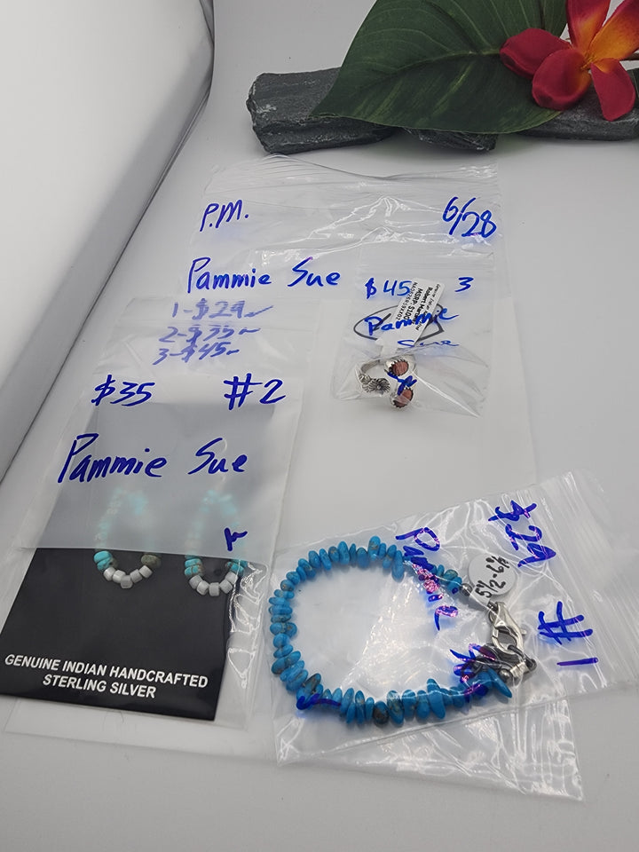 Pammie Sue - 6/28/26 PM - 3 925 Sterling Silver