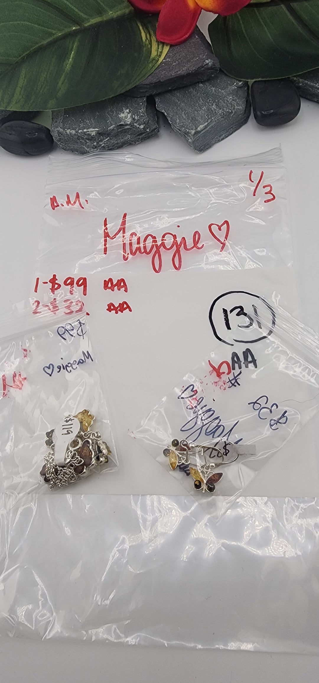 AM SHOW 48HR RESERVED FOR: Maggie💜 - 1/3/2026 FL tiktok Live Show - 2 Sterling Silver Items