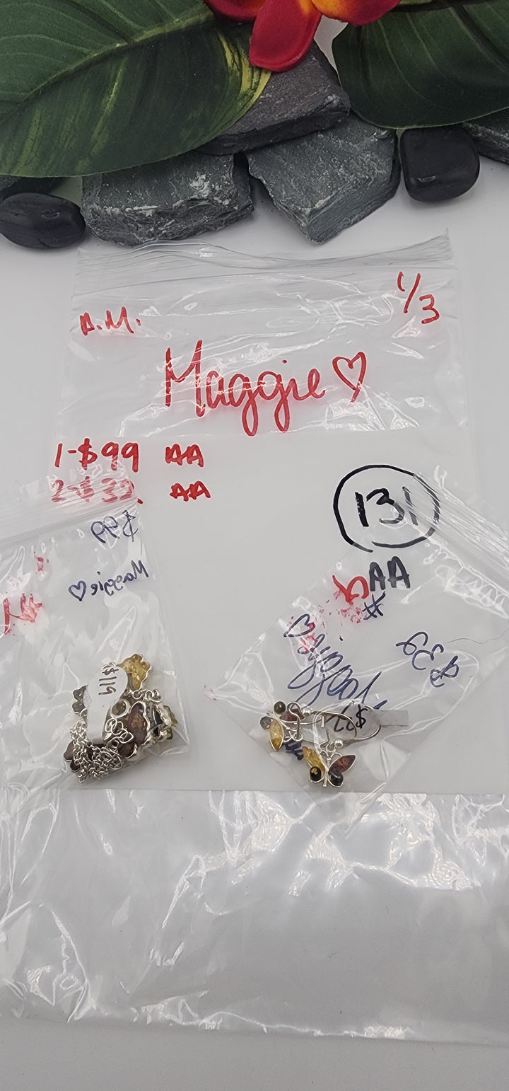 AM SHOW 48HR RESERVED FOR: Maggie💜 - 1/3/2026 FL tiktok Live Show - 2 Sterling Silver Items