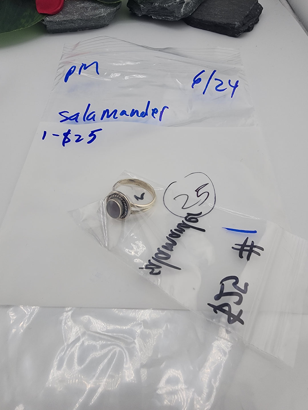 salamander - 6/24/26 PM - 1 925 Sterling Silver
