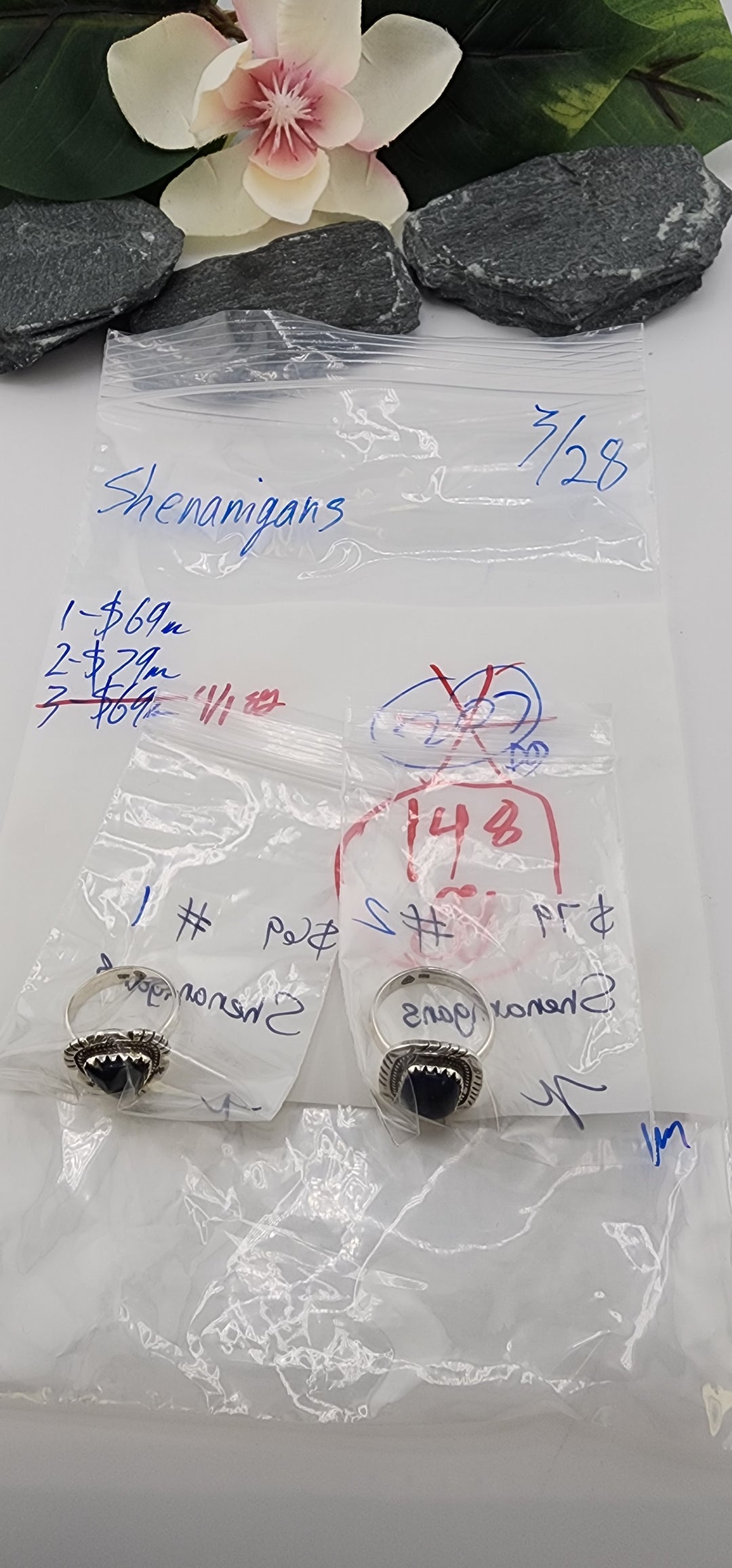 RESERVED FOR: Shenanigans - 3/28/2025 tiktok Live Show - 3 Sterling Silver Items