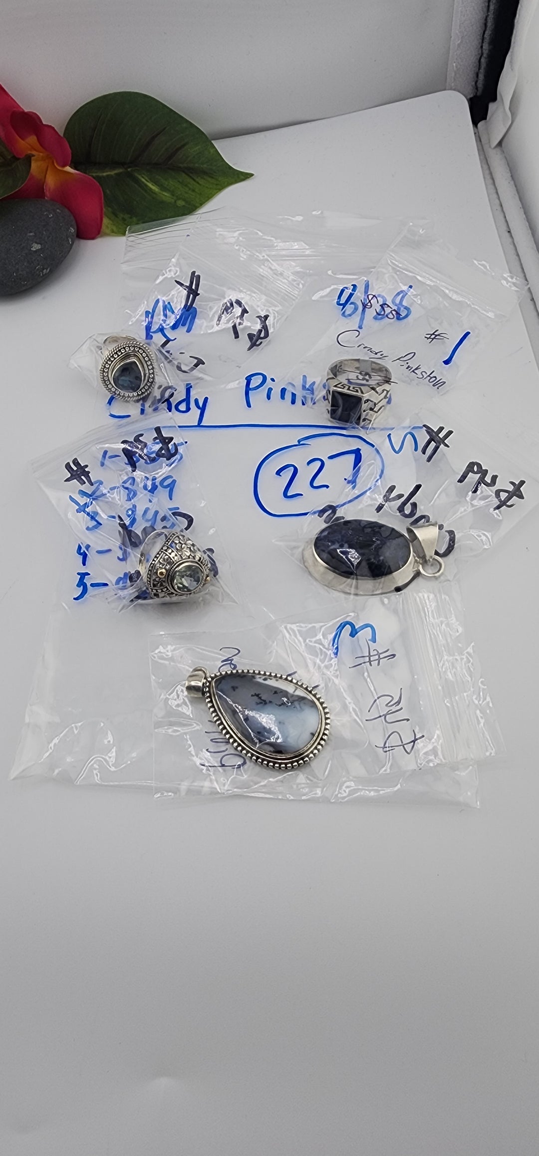 PM SHOW 48HR - RESERVED FOR: Cindy Pinkston - 8/28/2025 FL tiktok Live Show - 5 Sterling Silver Items
