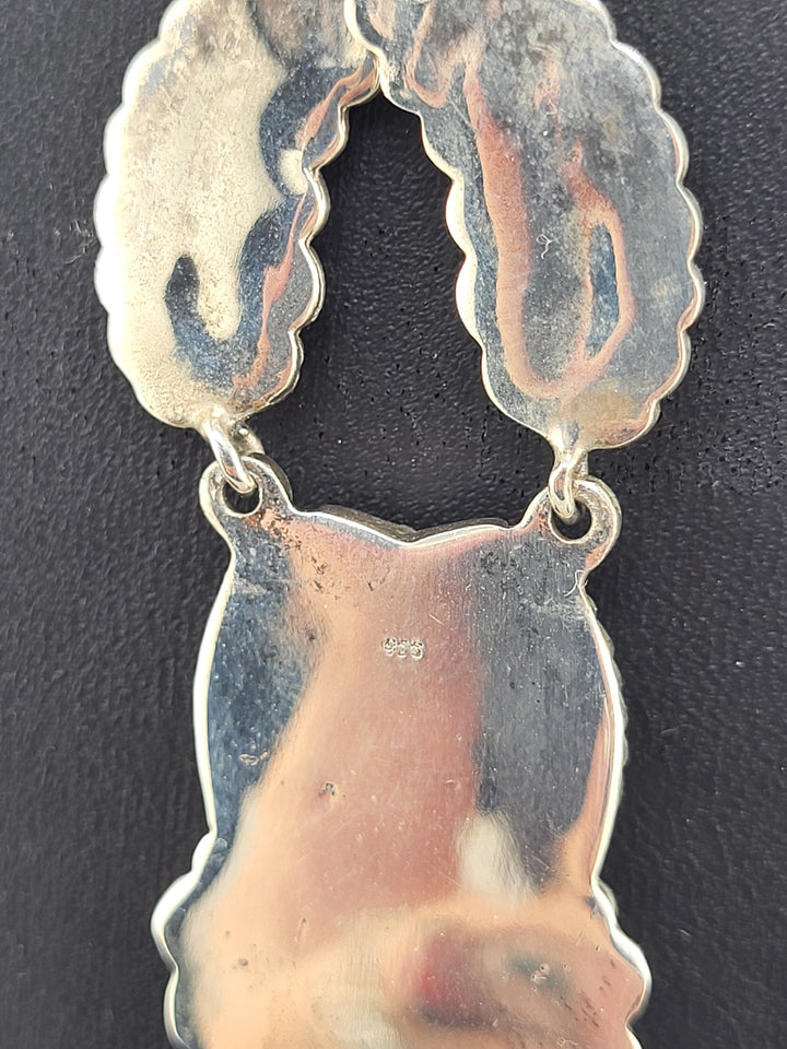 Spiny Oyster Copper Turquoise 18" Necklace