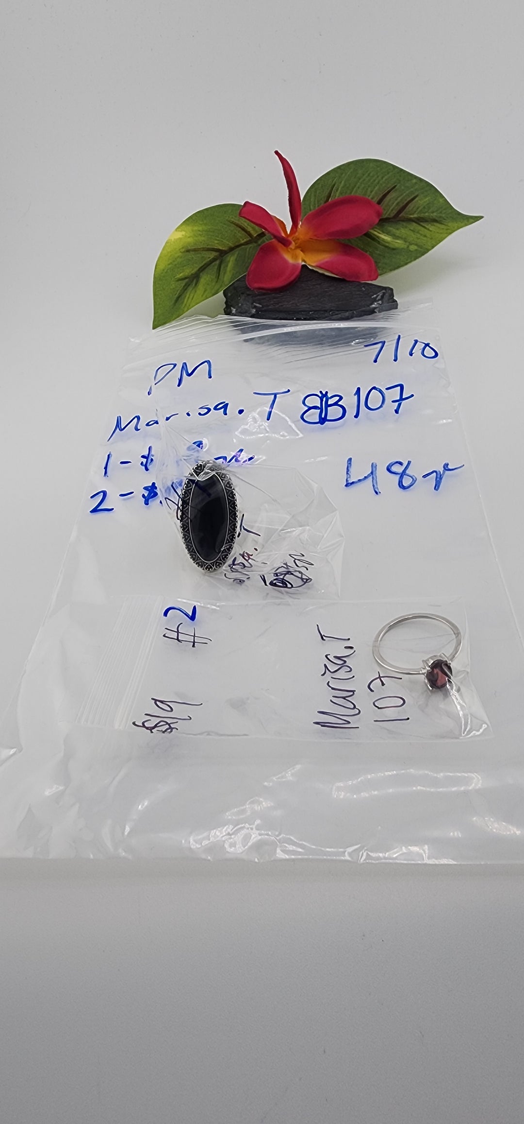 tPM SHOW 48HR - RESERVED FOR: Marisa.T107 - 7/10/2025 FL tiktok Live Show - 2 Sterling Silver Items