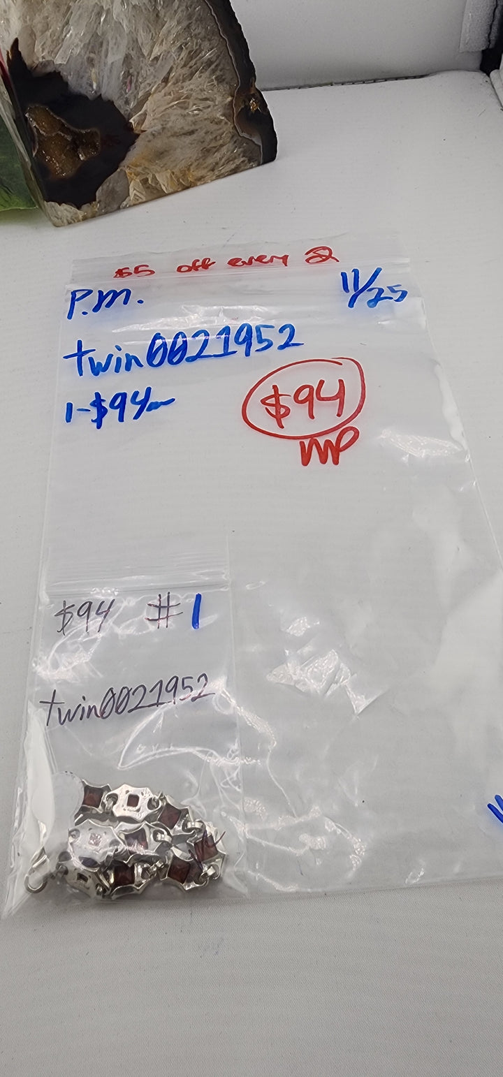 PM SHOW 48HR - RESERVED FOR: twin0021952 - 11/25/2025 tiktok Live Show - 1 Sterling Silver Items