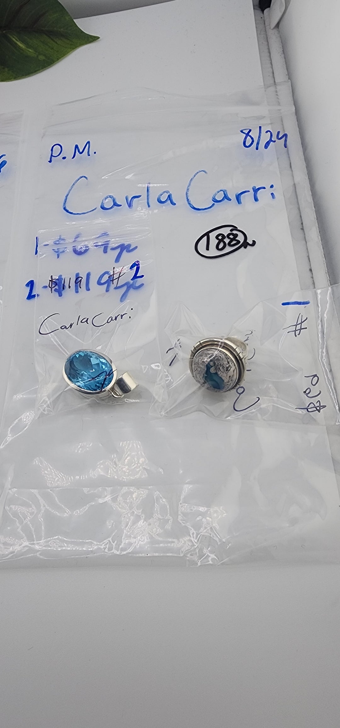 PM SHOW 48HR - RESERVED FOR:  CarlaCarri- 8/24/2025 FL tiktok Live Show -2  Sterling Silver Items