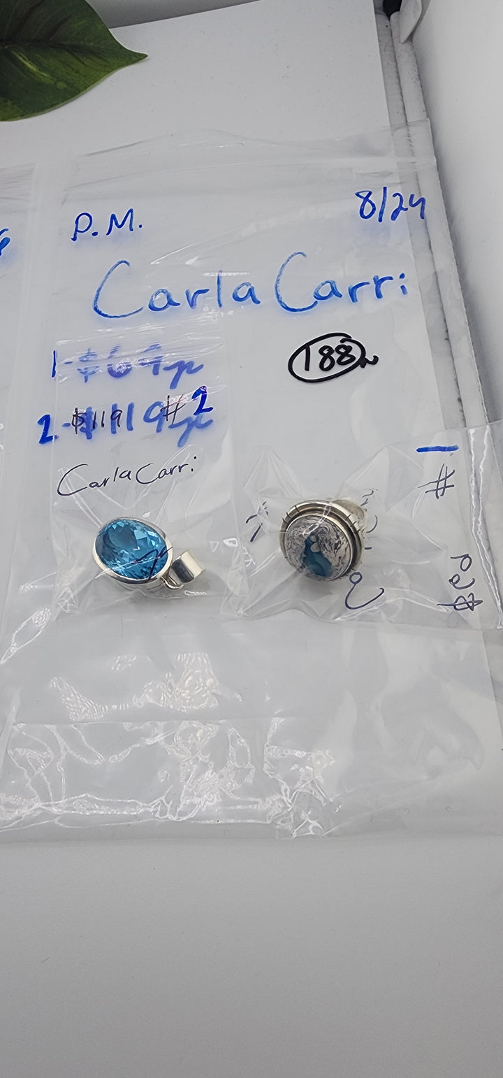PM SHOW 48HR - RESERVED FOR:  CarlaCarri- 8/24/2025 FL tiktok Live Show -2  Sterling Silver Items