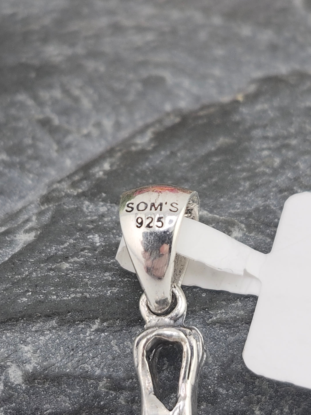 Designer SOMS 925 Sterling Silver Bat Pendant