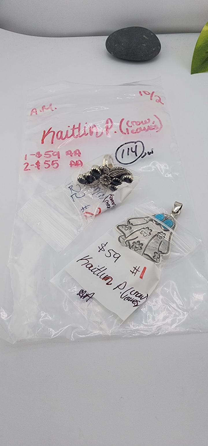 AM SHOW 48HR RESERVED FOR: Kaitlin🐦‍⬛🍃 - 10/2/2025 FL tiktok Live Show - 2 Sterling Silver Items