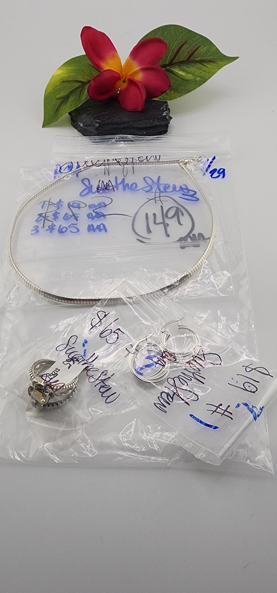 PM SHOW 48HR - RESERVED FOR: SuetheStew - 7/29/2025 FL tiktok Live Show - 3 Sterling Silver Items