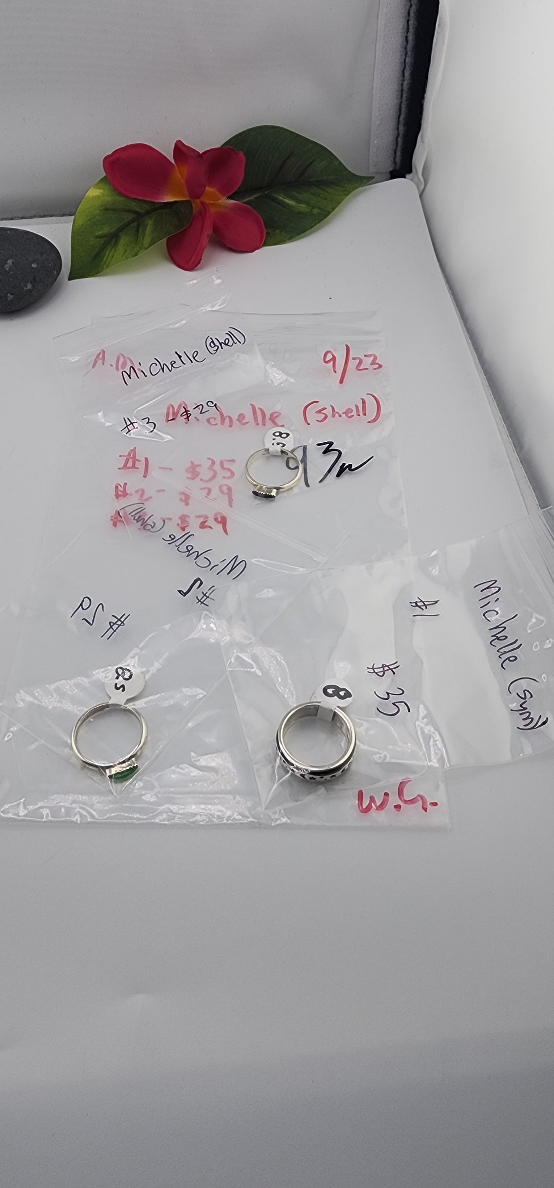 AM SHOW 48HR - RESERVED FOR: Michelle 🐚- 9/23/2025 FL tiktok Live Show - 3 Sterling Silver Items
