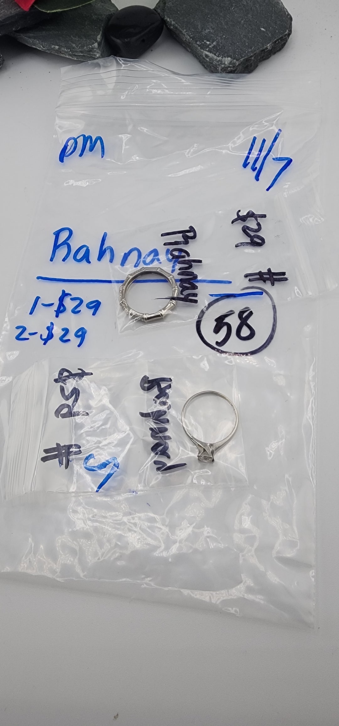 PM SHOW 48HR - RESERVED FOR: Rahnay - 11/7/2025 tiktok Live Show - 2 Sterling Silver Items