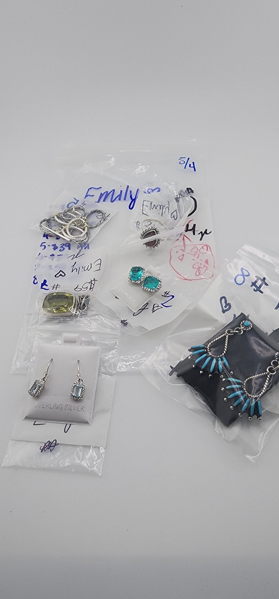 RESERVED FOR: Emily ❤️- 5/4/2025 tiktok Live Show -  6 Sterling Silver Items