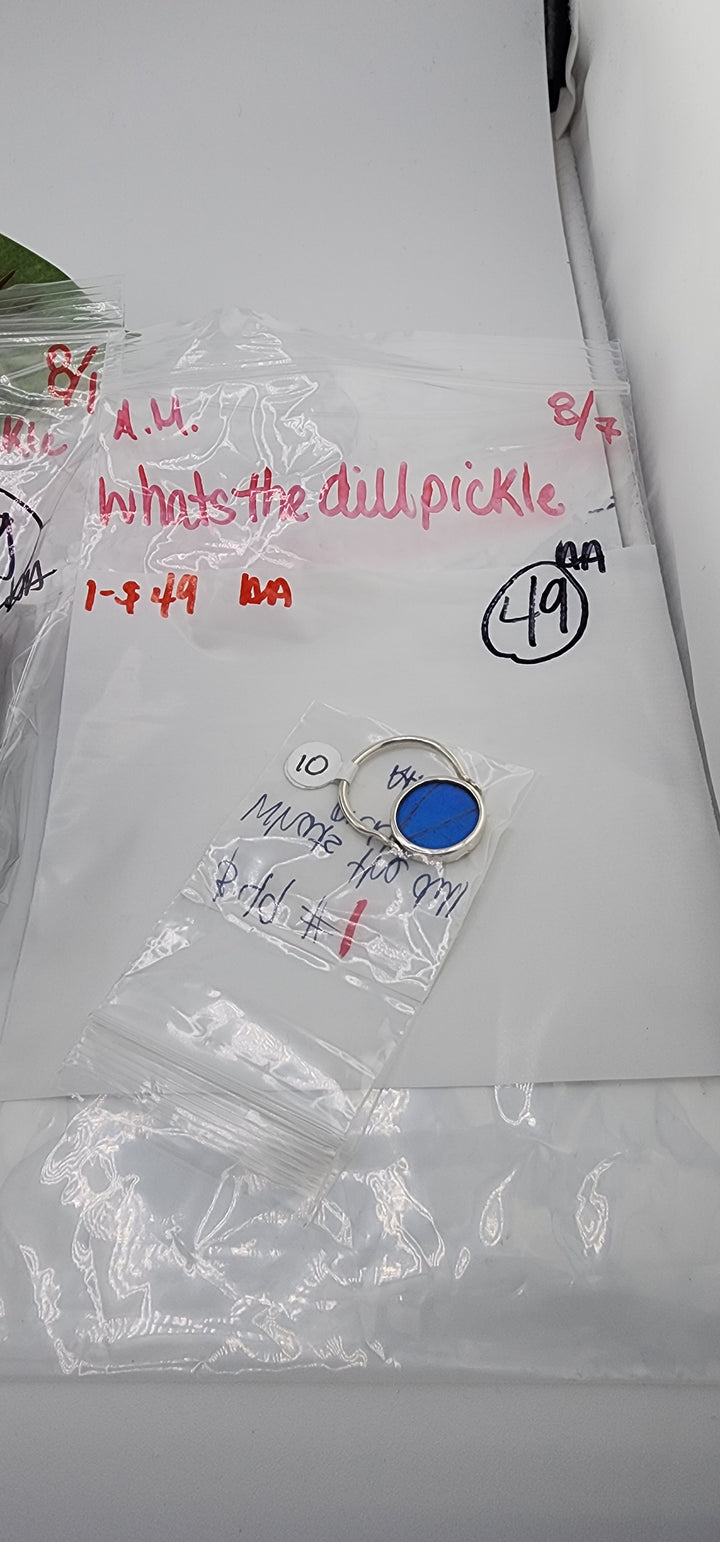 AM SHOW 48HR - RESERVED FOR: whats the dill pickle - 8/7/2025 FL tiktok Live Show - 1 Sterling Silver Items