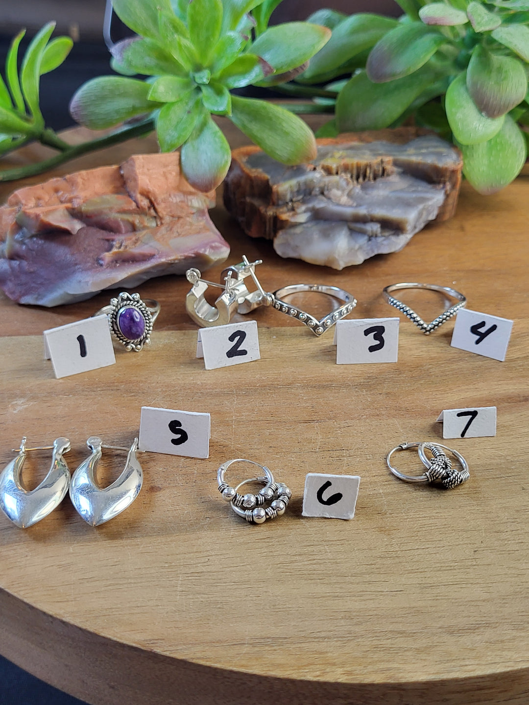 RESERVED FOR: TINA LOUISE-7/7/24- 7 Sterling Silver Items