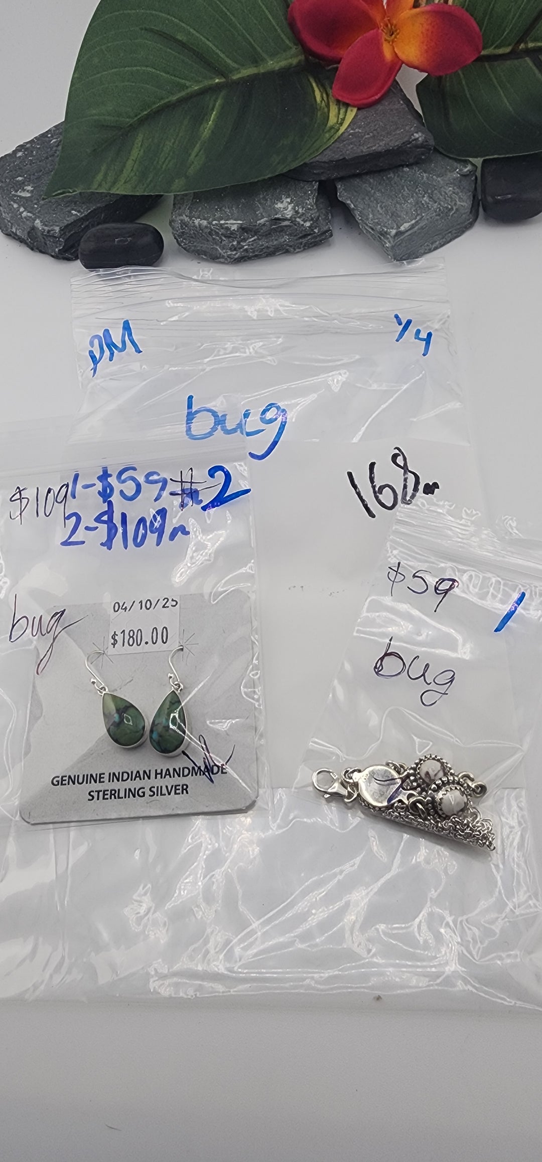 PM SHOW 48HR - RESERVED FOR: bug - 1/4/2026 tiktok Live Show - 2 Sterling Silver Items