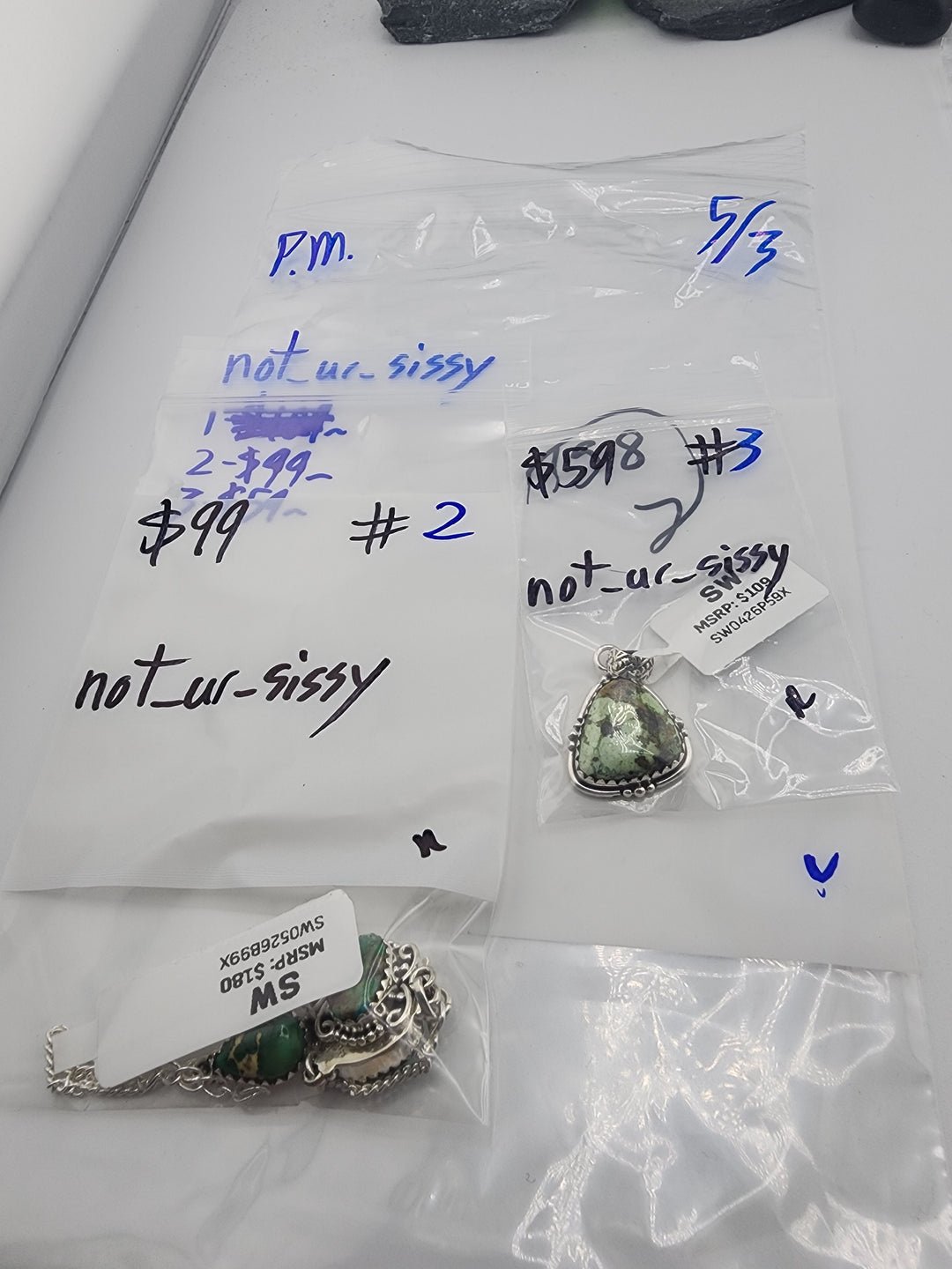 not_ur_sissy - 5/3/26 PM - 2 925 Sterling Silver Items