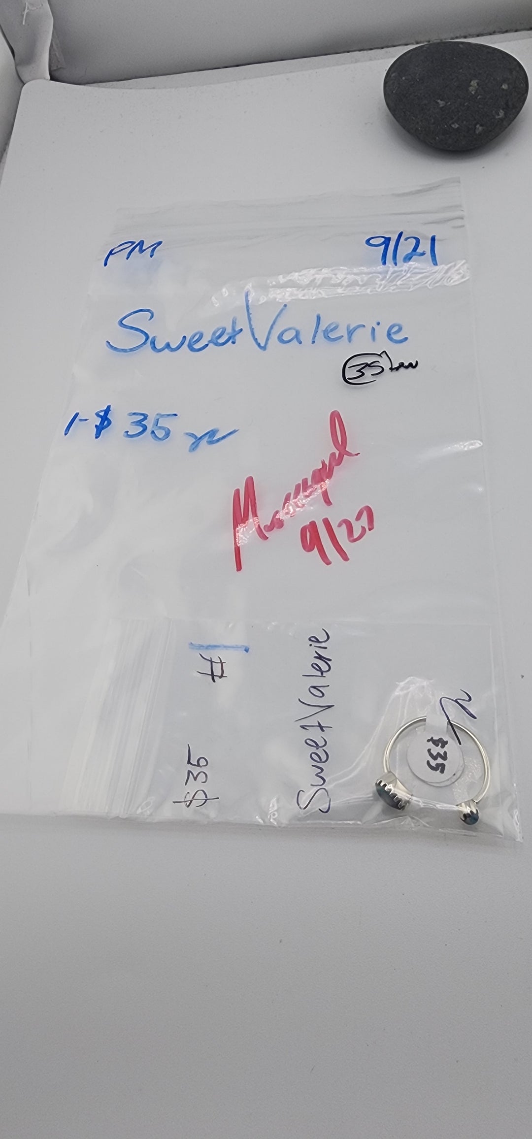 PM SHOW 48HR - RESERVED FOR:  SweetValerie- 9/21/2025 FL tiktok Live Show -1 Sterling Silver Items
