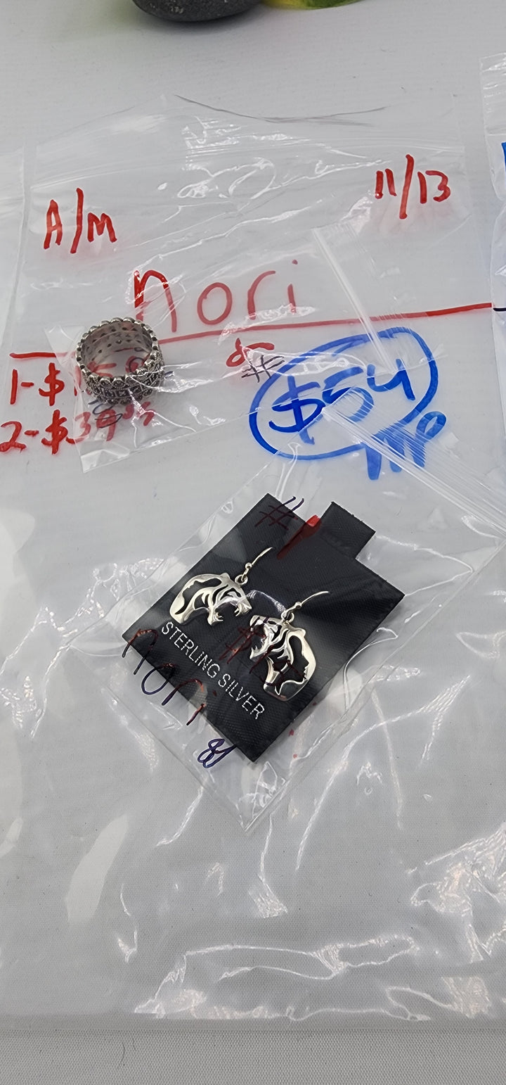 AM SHOW 48HR RESERVED FOR: nori - 11/13/2025 FL tiktok Live Show - 2 Sterling Silver Items