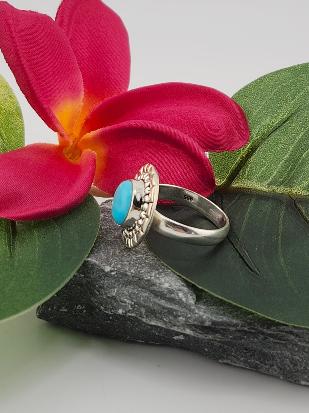 Kingman Turquoise Ring Size 7
