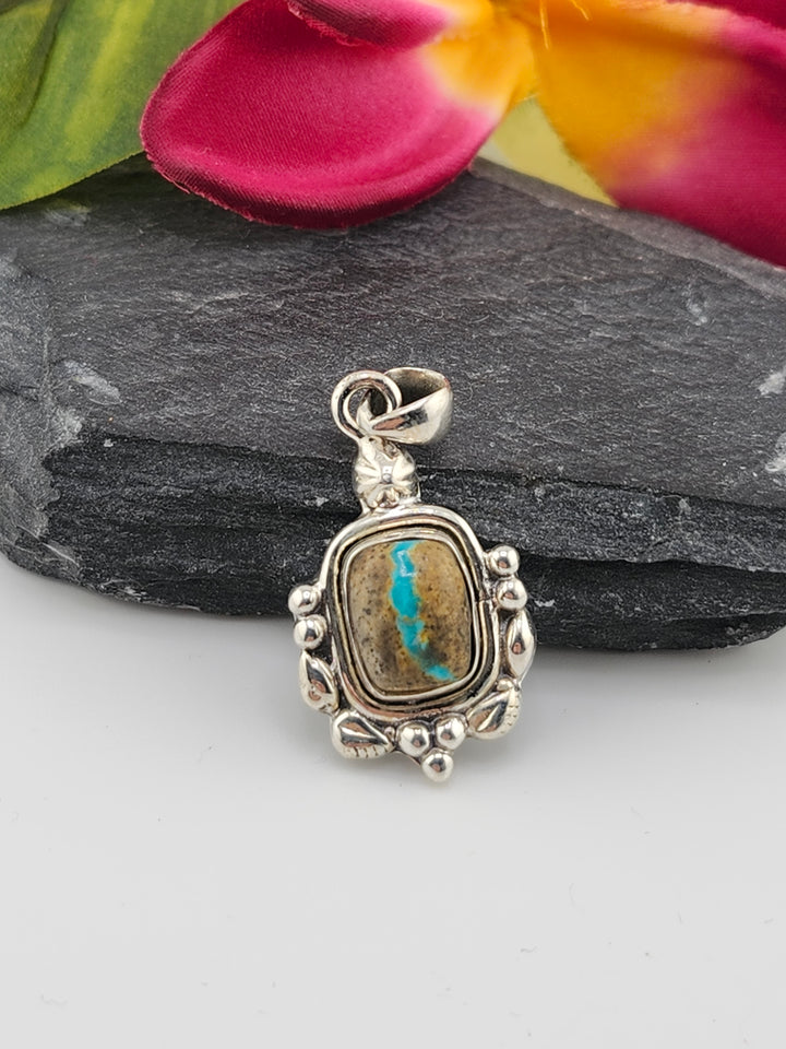 Royston Ribbon Turquoise  Pendant