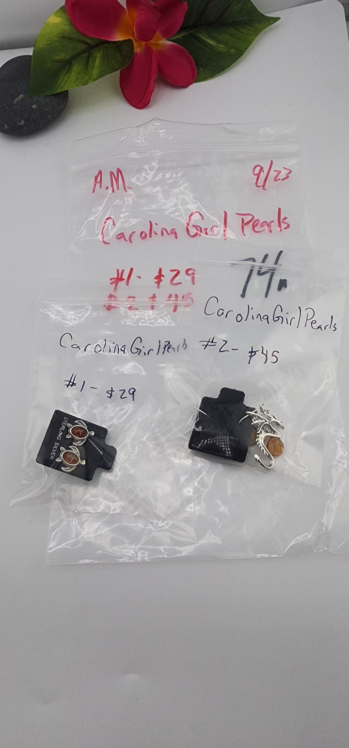 AM SHOW 48HR - RESERVED FOR: CarolinaGirlPearls - 9/23/2025 FL tiktok Live Show - 2 Sterling Silver Items