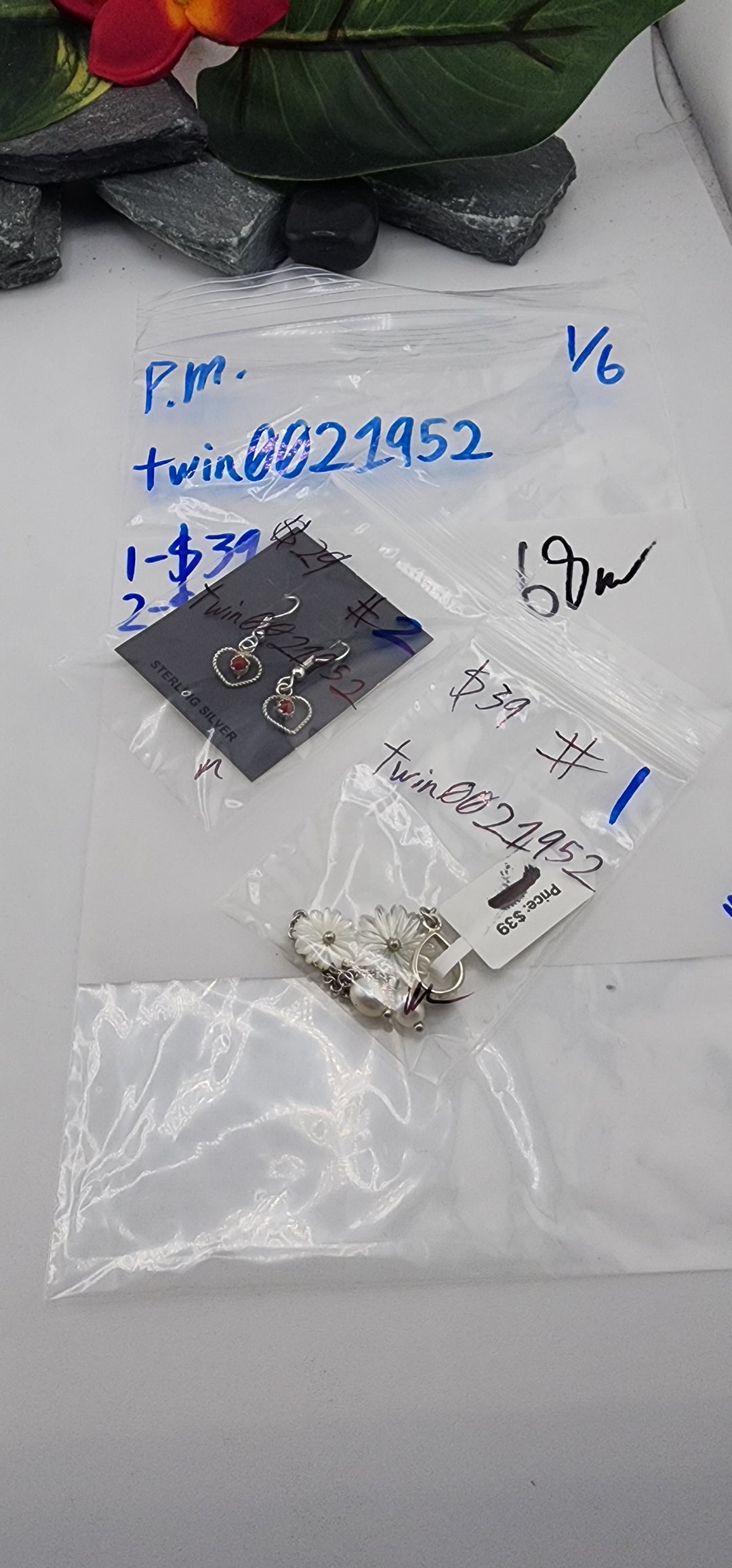 PM SHOW 48HR - RESERVED FOR: twin0021952 - 1/6/2026 tiktok Live Show - 2 Sterling Silver Items