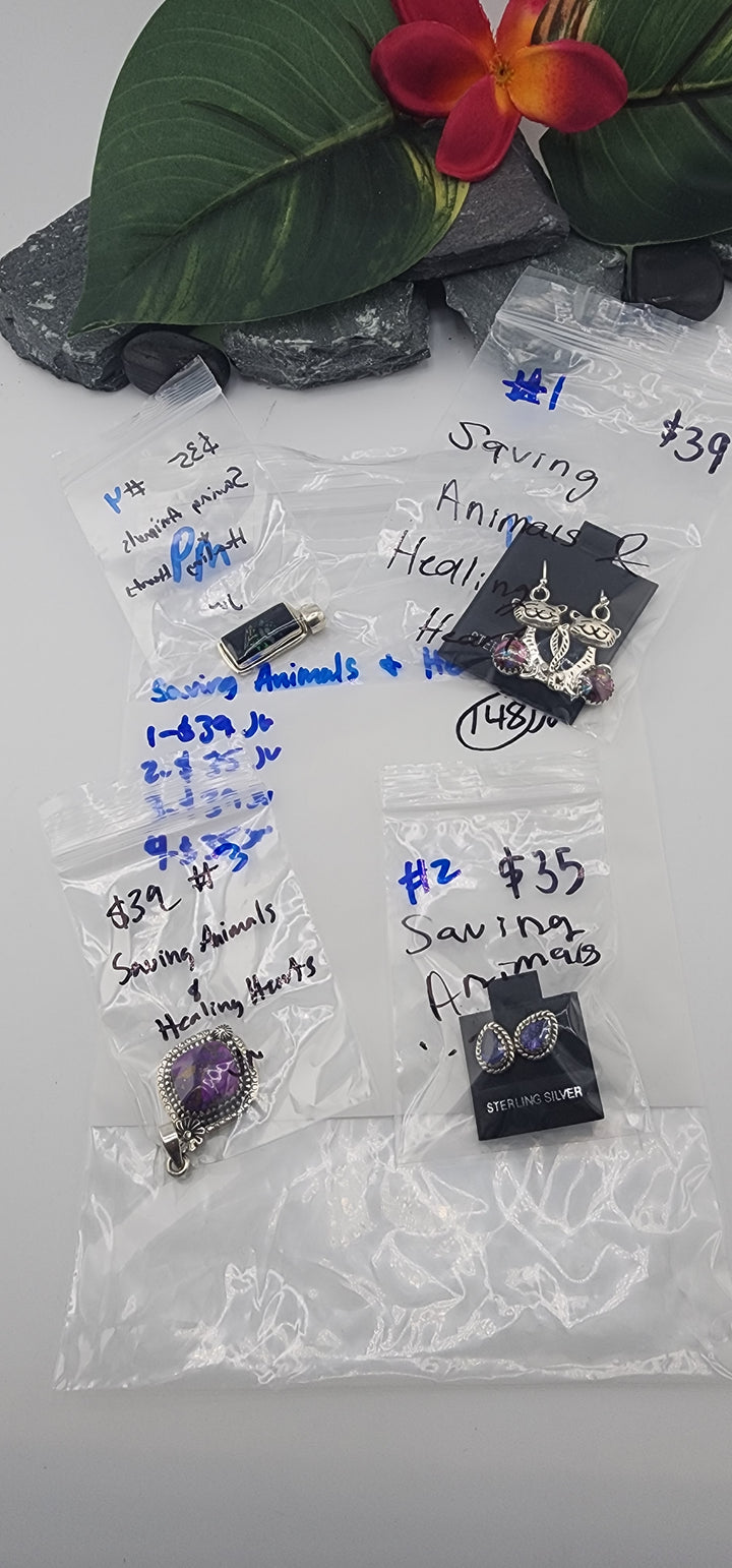 PM SHOW 48HR - RESERVED FOR: Saving Animals & Healing Hearts - 1/1/2026 tiktok Live Show - 4 Sterling Silver Items