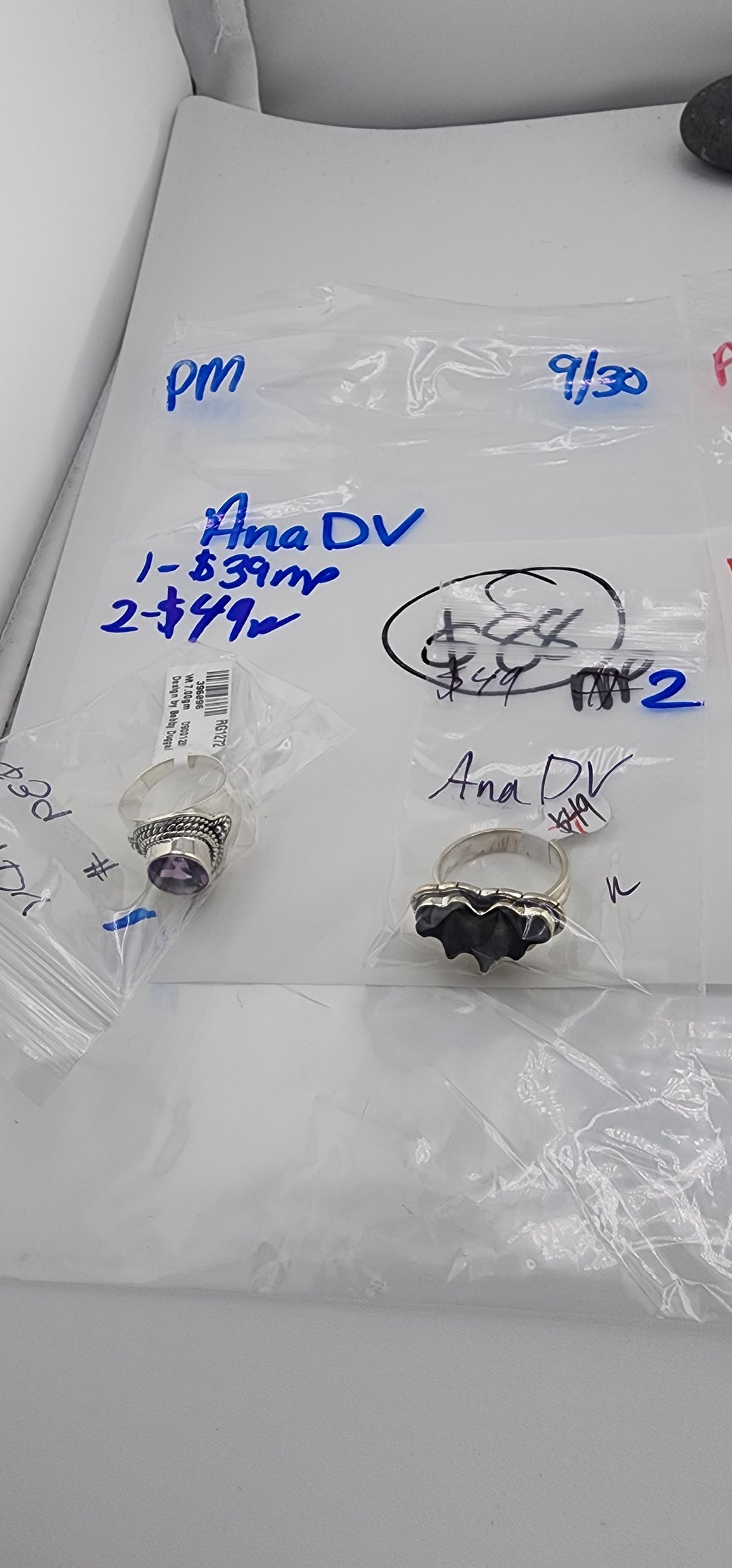 PM SHOW 48HR - RESERVED FOR: AnaDV - 9/30/2025 FL tiktok Live Show - 2 Sterling Silver Items