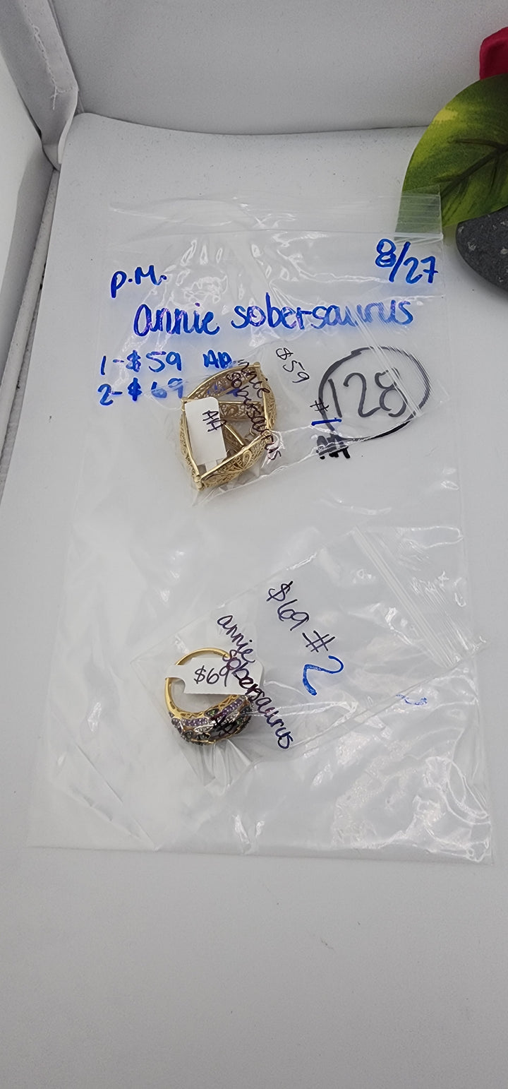 PM SHOW 48HR - RESERVED FOR:  - annie sobersaurus - 8/27/2025 FL tiktok Live Show - 2 Sterling Silver Items
