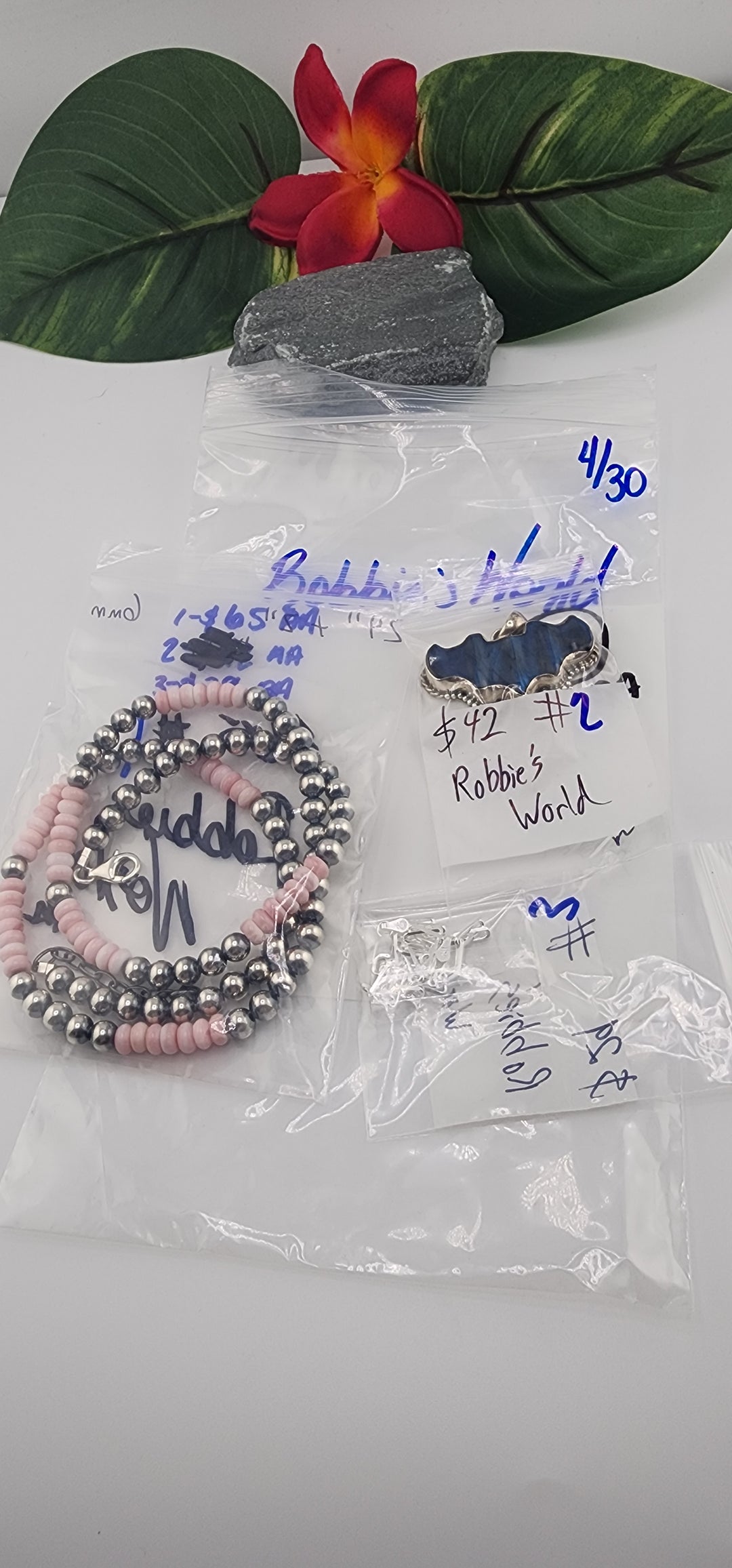 RESERVED FOR: Robbie's World - 4/30/2025 tiktok Live Show - 3 Sterling Silver Items