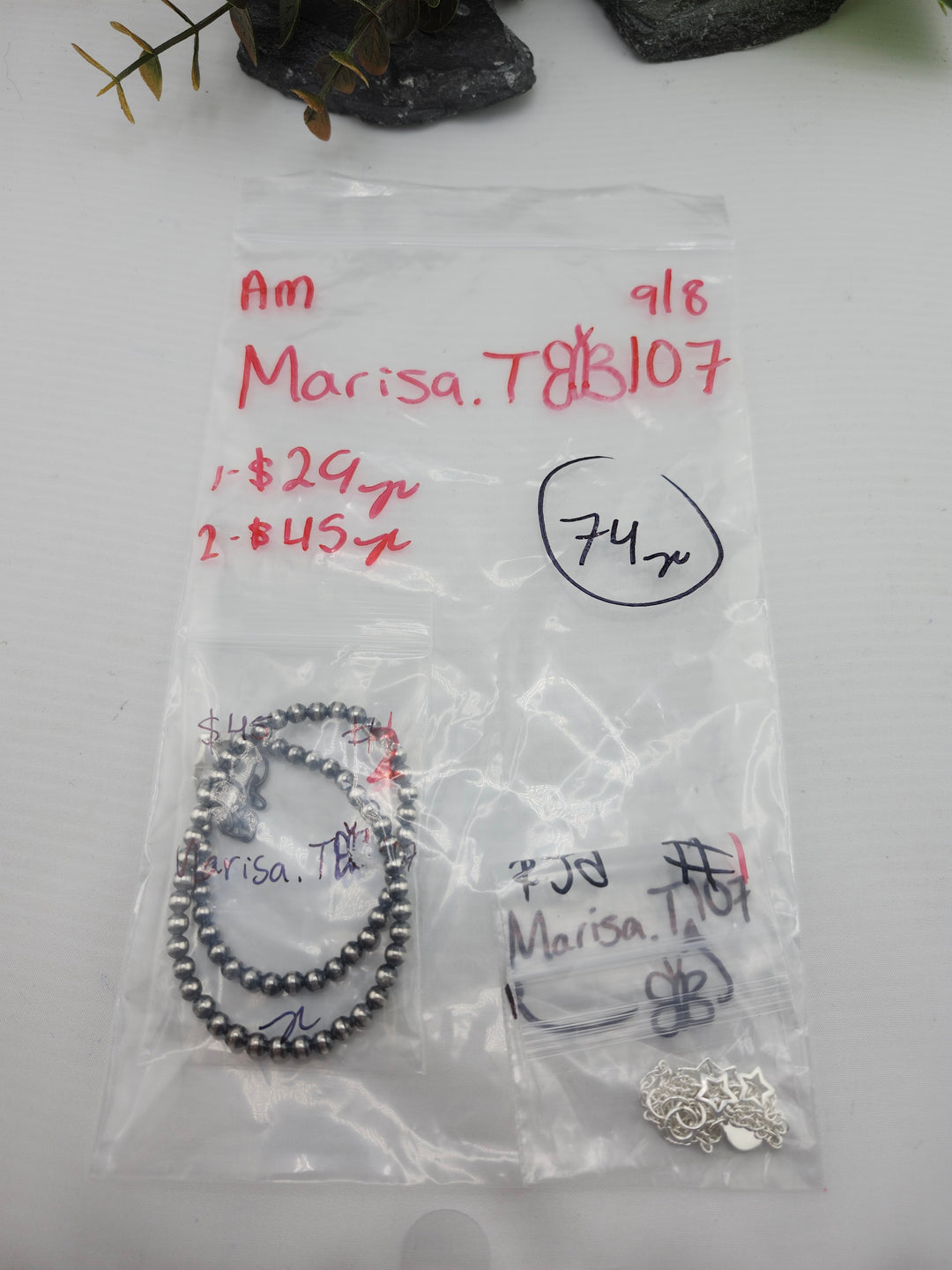 AM SHOW 48HR - RESERVED FOR: Marisa.T🦋107 - 9/8/2025 FL tiktok Live Show - 2 Sterling Silver Items