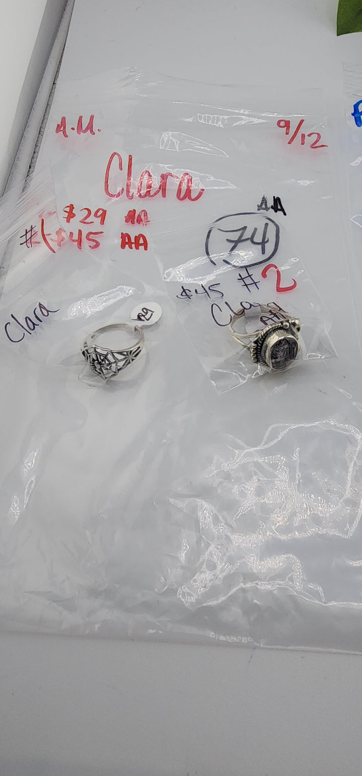 AM SHOW 48HR - RESERVED FOR: Clara - 9/12/2025 FL tiktok Live Show - 2 Sterling Silver Items