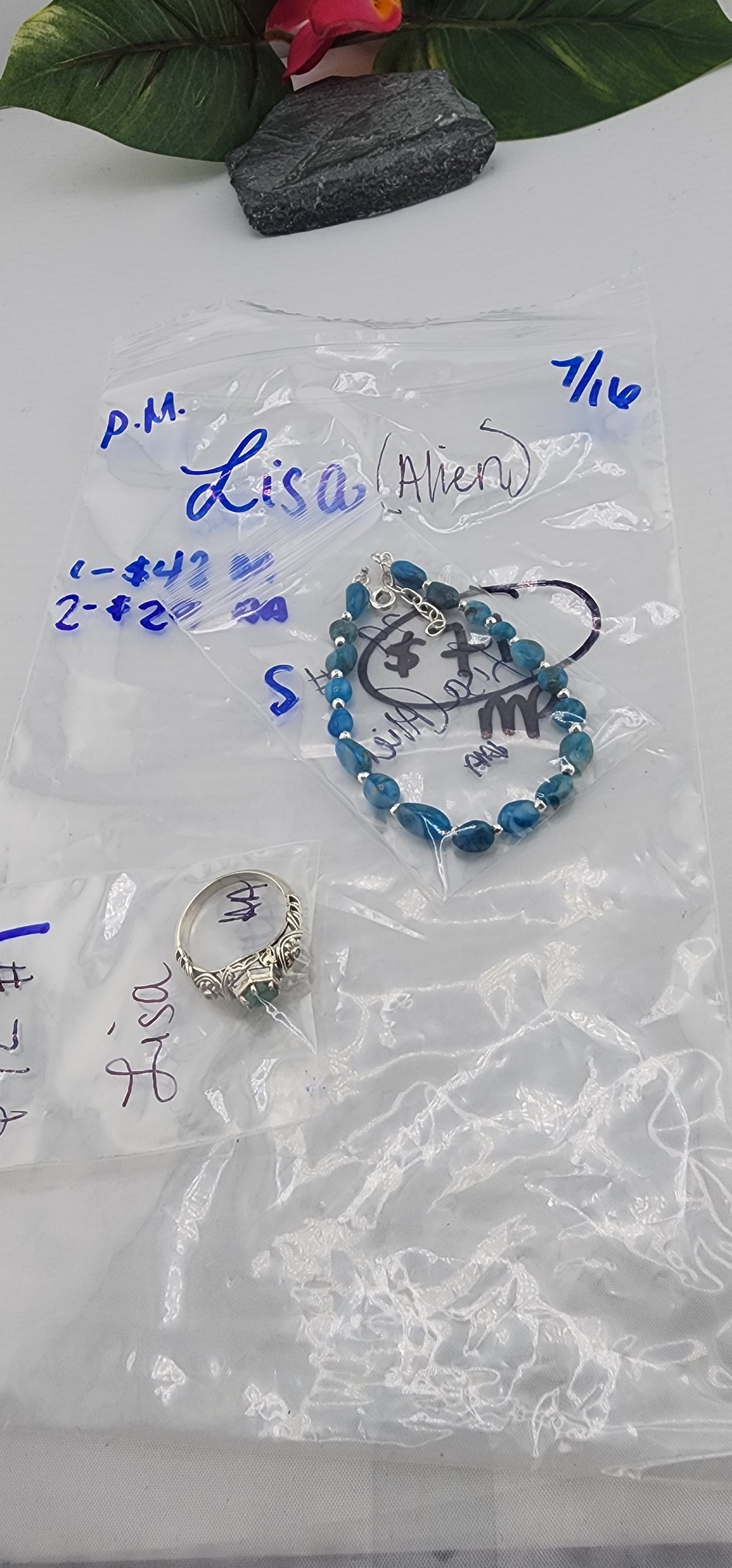 PM SHOW 48HR - RESERVED FOR: Lisa (Alien) - 7/16/2025 FL tiktok Live Show - 2 Sterling Silver Items