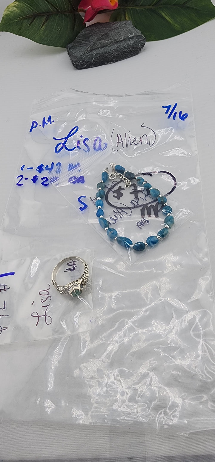 PM SHOW 48HR - RESERVED FOR: Lisa (Alien) - 7/16/2025 FL tiktok Live Show - 2 Sterling Silver Items