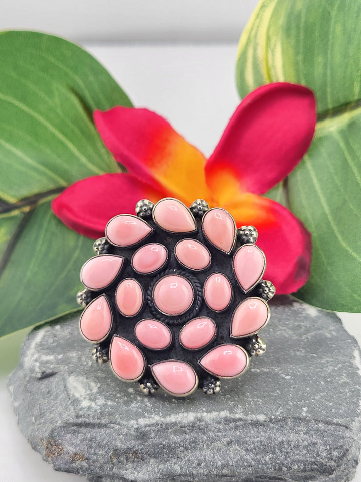 Queen Conch Cluster Ring Size 7.25