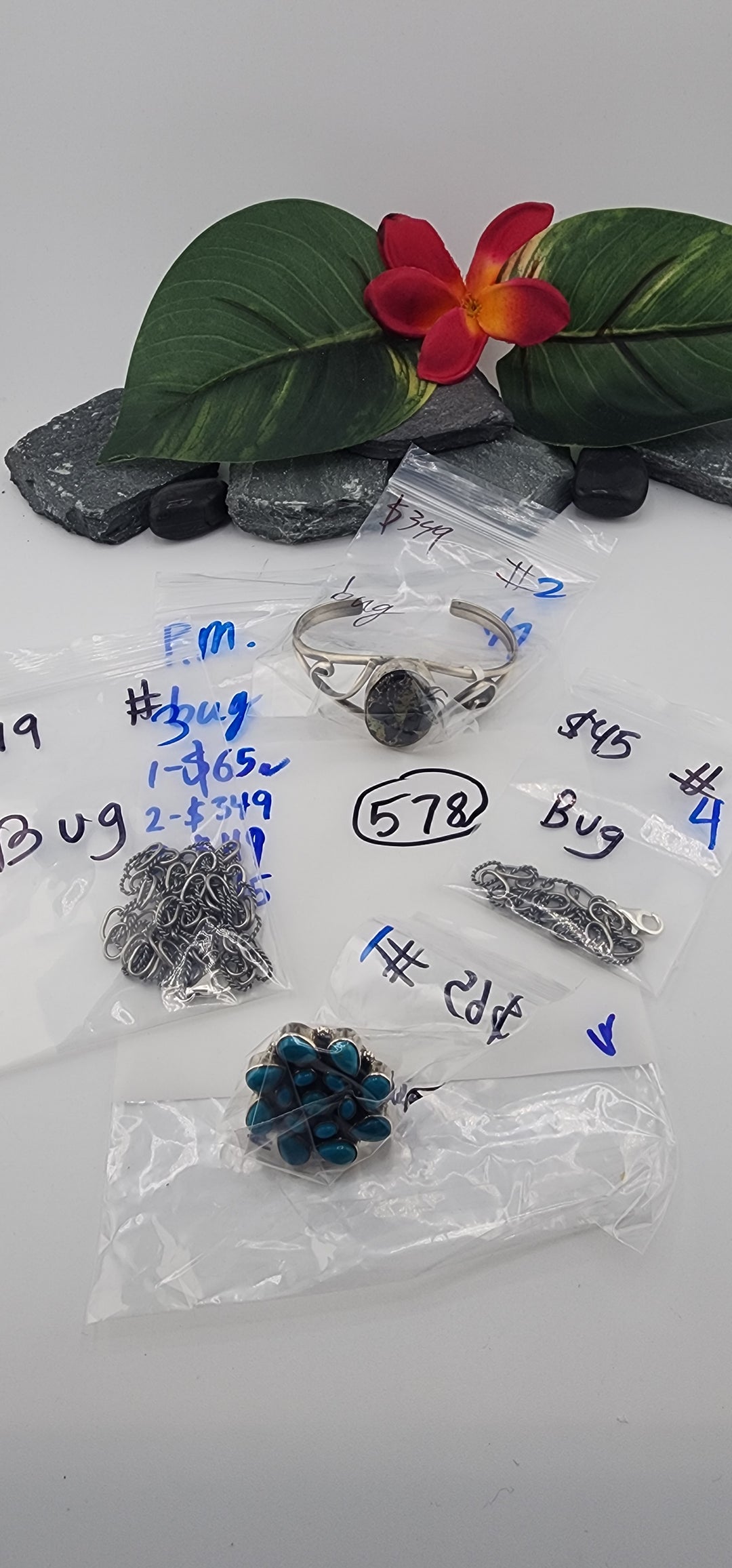 PM SHOW 48HR - RESERVED FOR: bug - 1/7/2026 tiktok Live Show - 4 Sterling Silver Items
