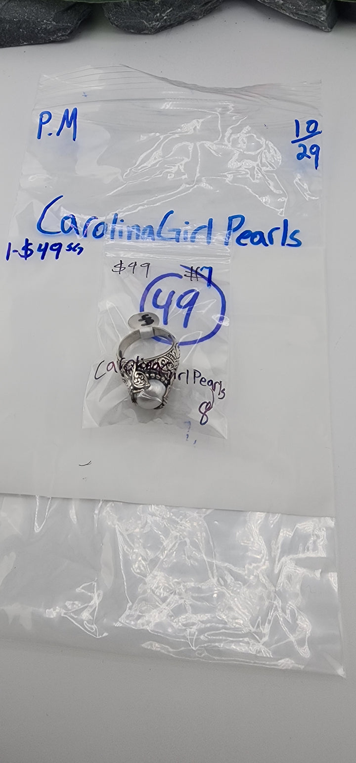 PM SHOW 48HR - RESERVED FOR: CarolinaGirlPearls - 10/29/2025 FL tiktok Live Show - 1 Sterling Silver Items