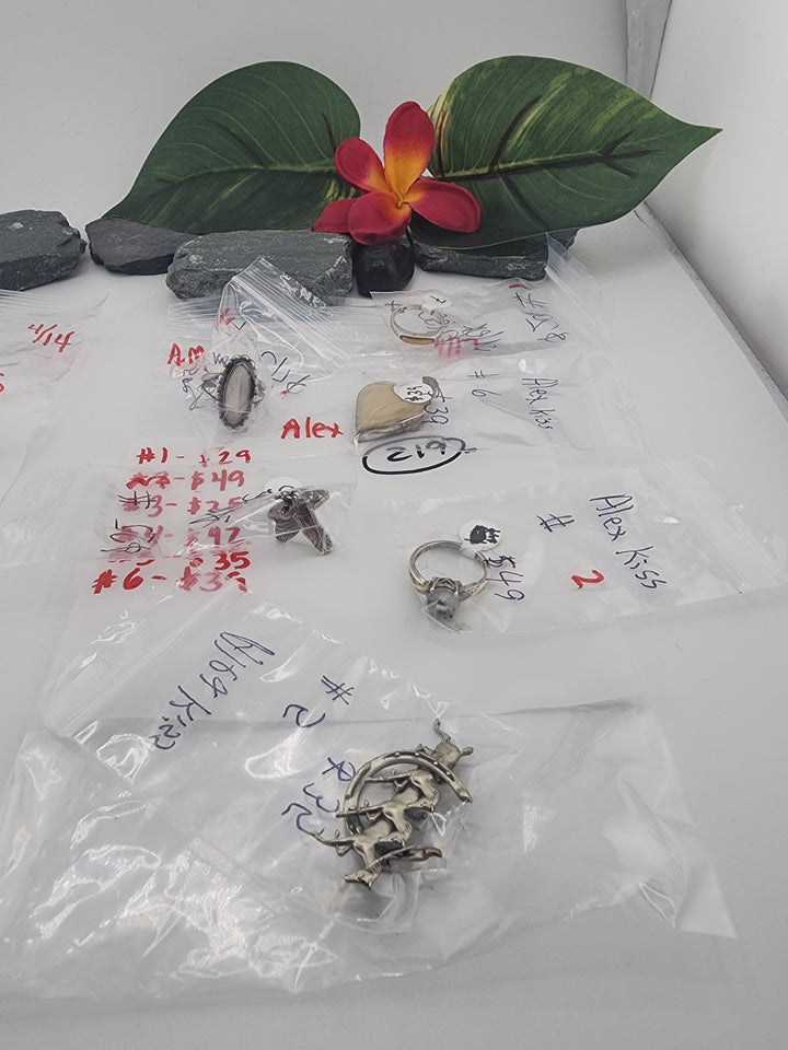 Alex Kiss- 4/17/26 - 6 925 Sterling Silver Items