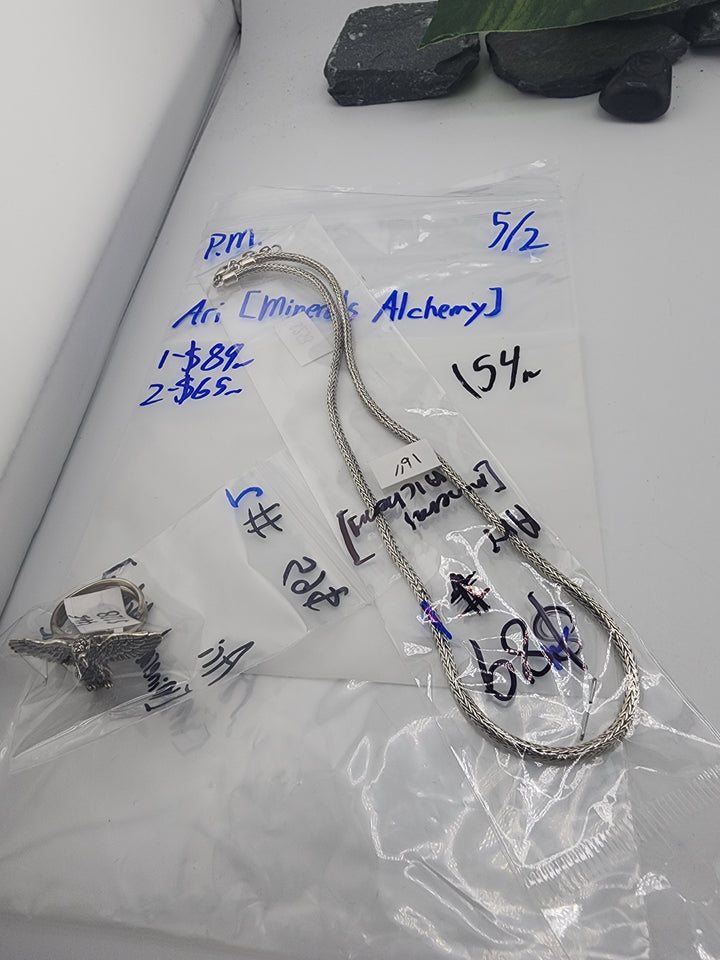 Ari [Minerals Alchemy] - 5/2/26 PM - 2 925 Sterling Silver Items