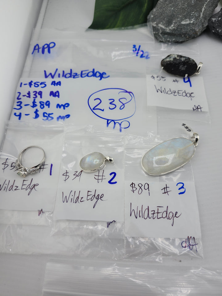 RESERVED FOR: WildzEdge - 3/22/2025 The Collective Boutique App Live Show - 4 Sterling Silver Items