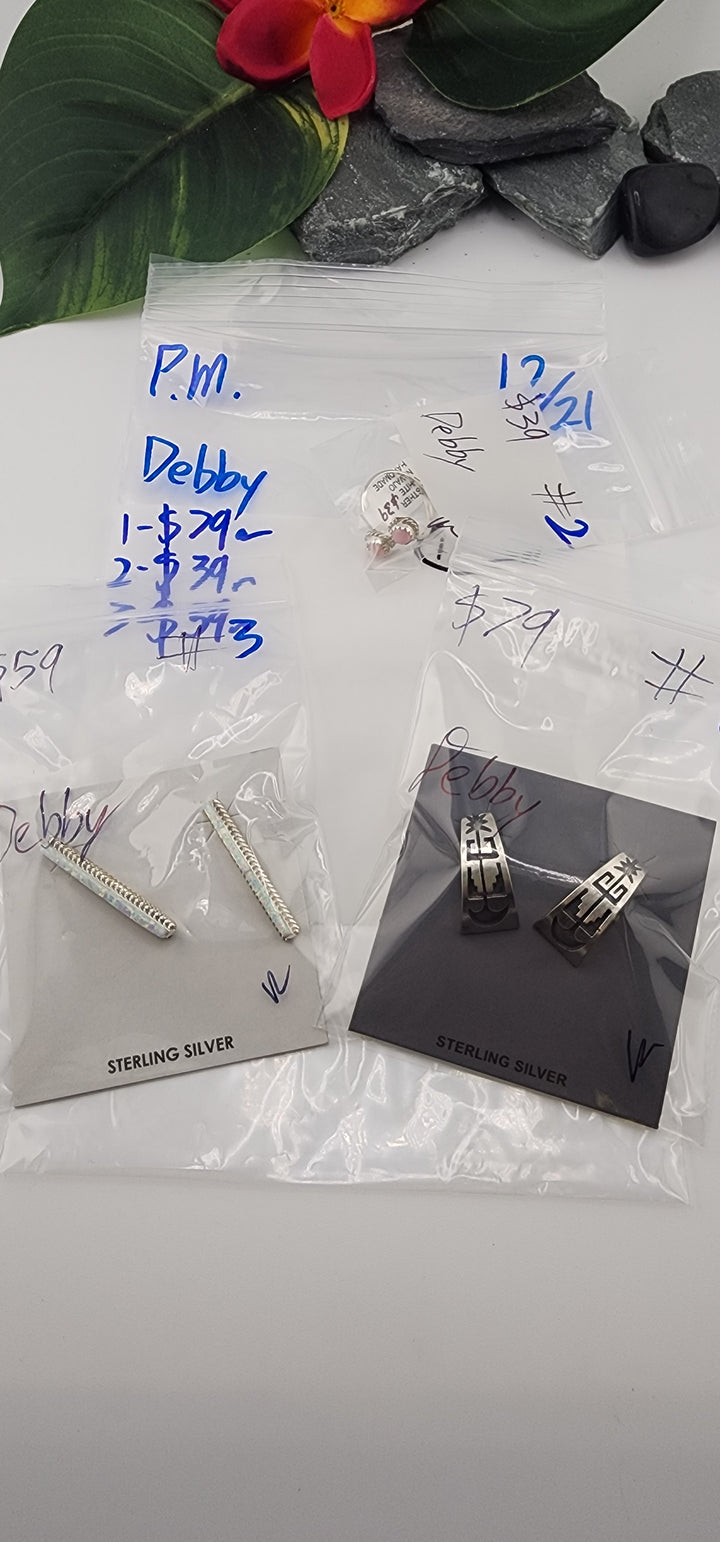 PM SHOW 48HR - RESERVED FOR: Debby - 12/21/2025 tiktok Live Show - 3 Sterling Silver Items
