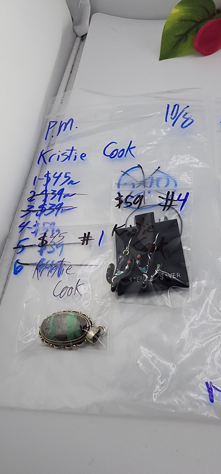PM SHOW 48HR - RESERVED FOR: Kristie Cook - 10/8/2025 FL tiktok Live Show - 2 Sterling Silver Items
