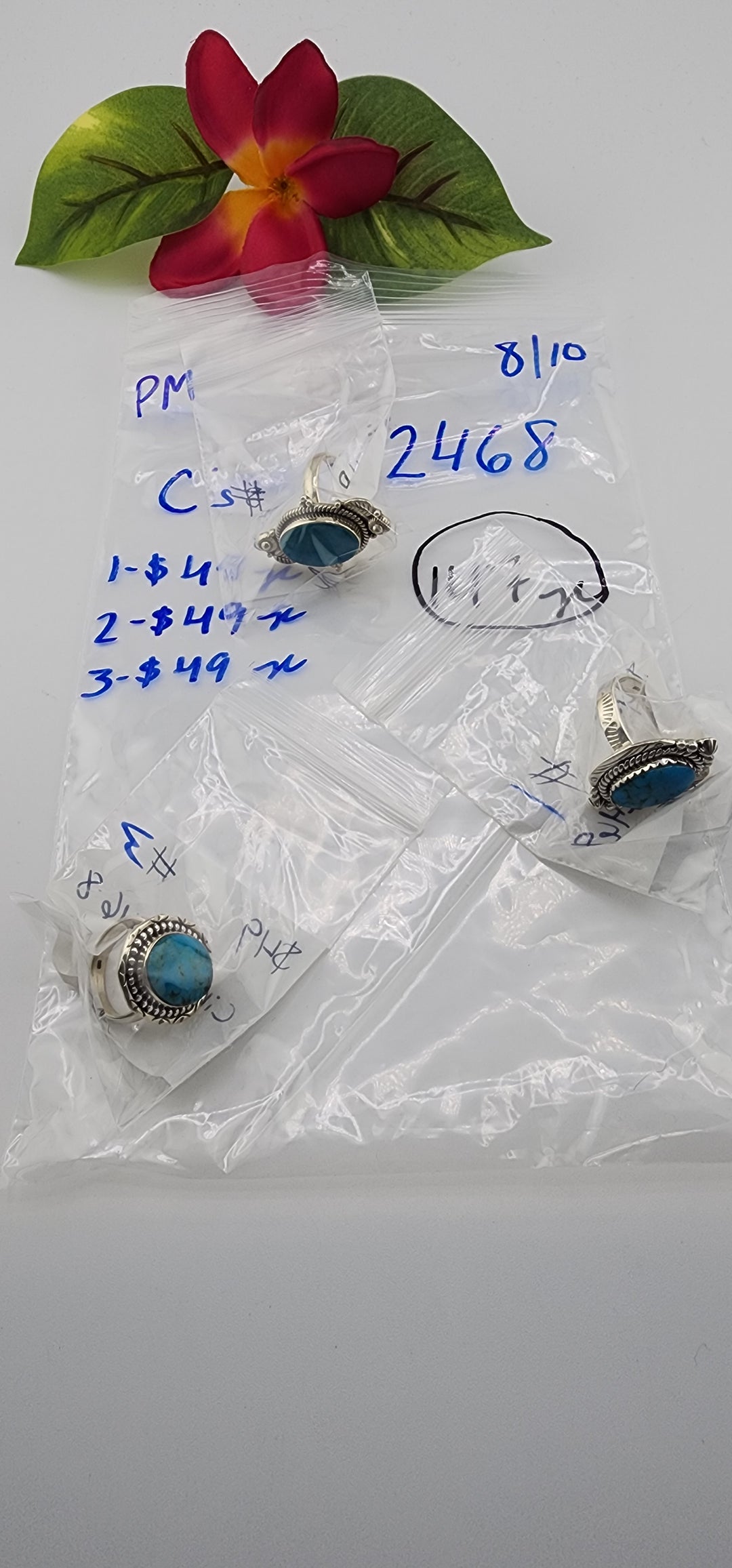 PM SHOW 48HR - RESERVED FOR: cindyc2468 - 8/10/2025 FL tiktok Live Show - 3 Sterling Silver Items