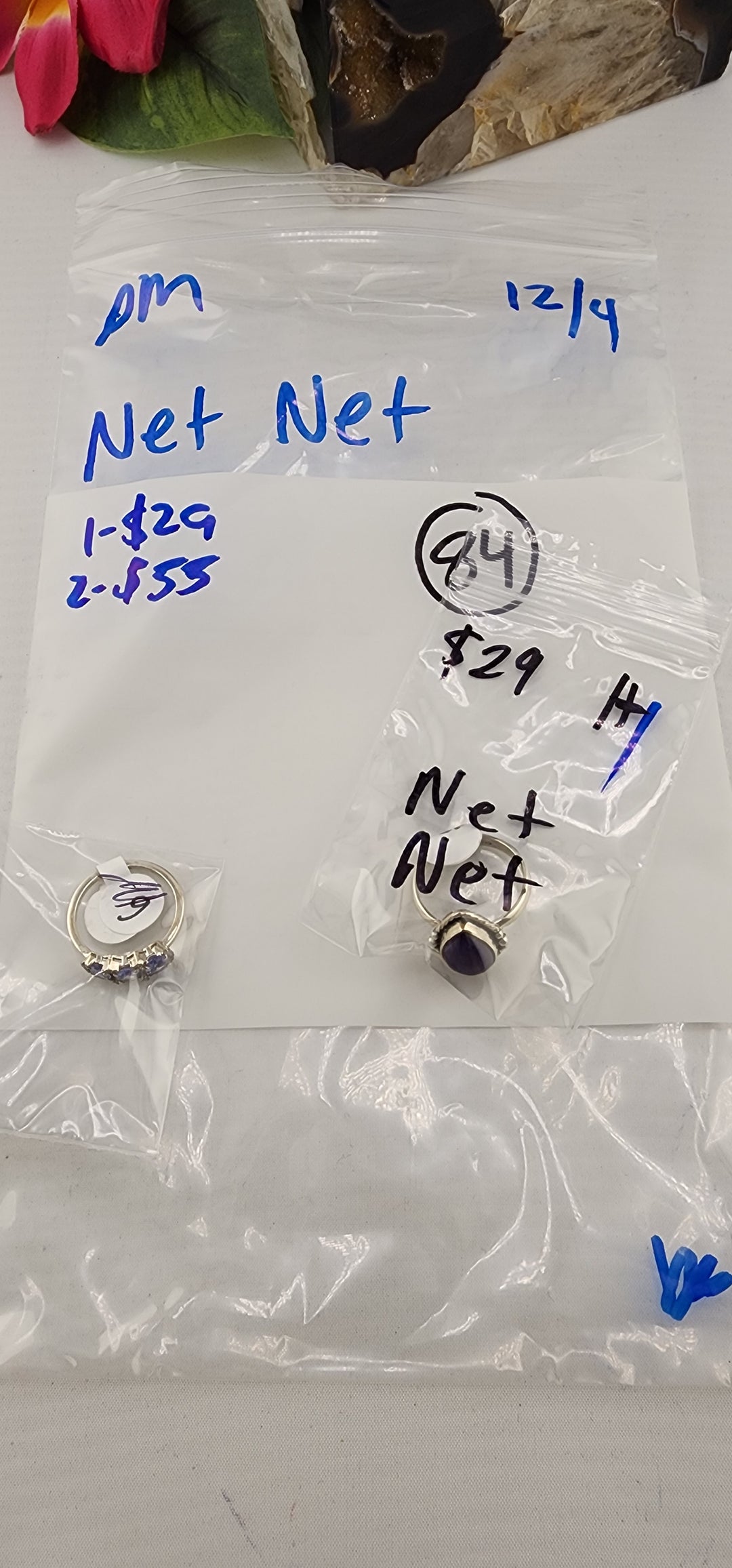 PM SHOW 48HR - RESERVED FOR:  Net Net- 12/4/2025 tiktok Live Show -2  Sterling Silver Items