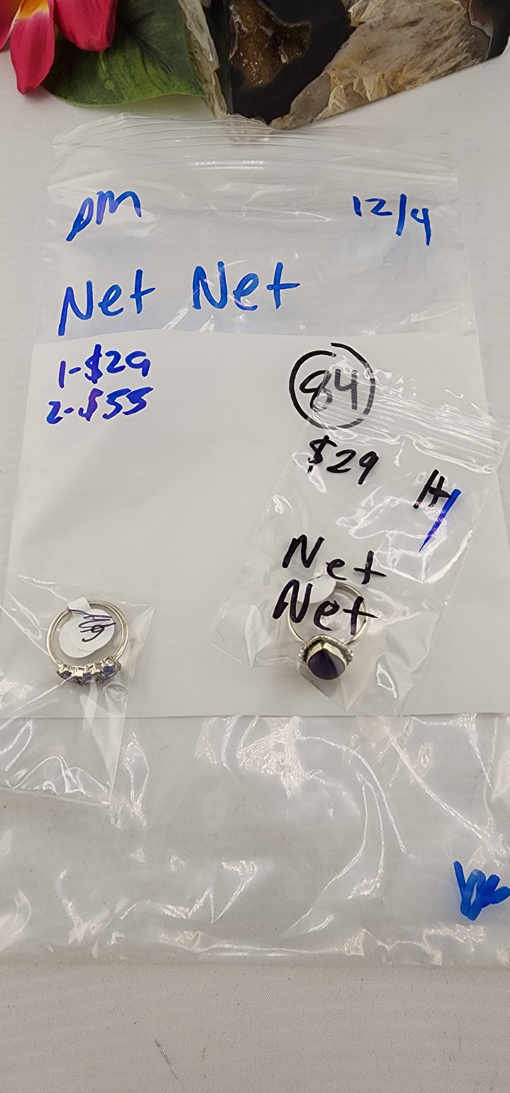 PM SHOW 48HR - RESERVED FOR:  Net Net- 12/4/2025 tiktok Live Show -2  Sterling Silver Items