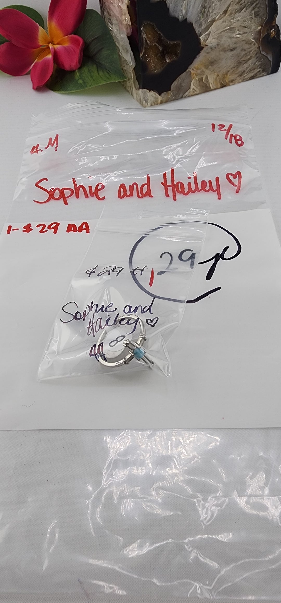AM SHOW 48HR RESERVED FOR:  Sophie and Hailey - 12/18/2025 FL tiktok Live Show - 1 Sterling Silver Items