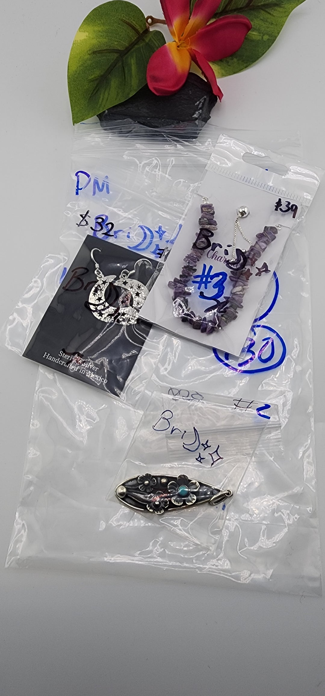 PM SHOW 48HR - RESERVED FOR:  Bri ✨  - 8/1/2025 FL tiktok Live Show - 2 Sterling Silver Items