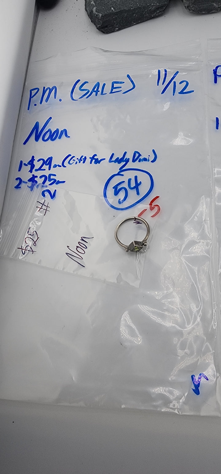 PM SHOW 48HR - RESERVED FOR: Noon - 11/12/2025 tiktok Live Show - 2 Sterling Silver Items
