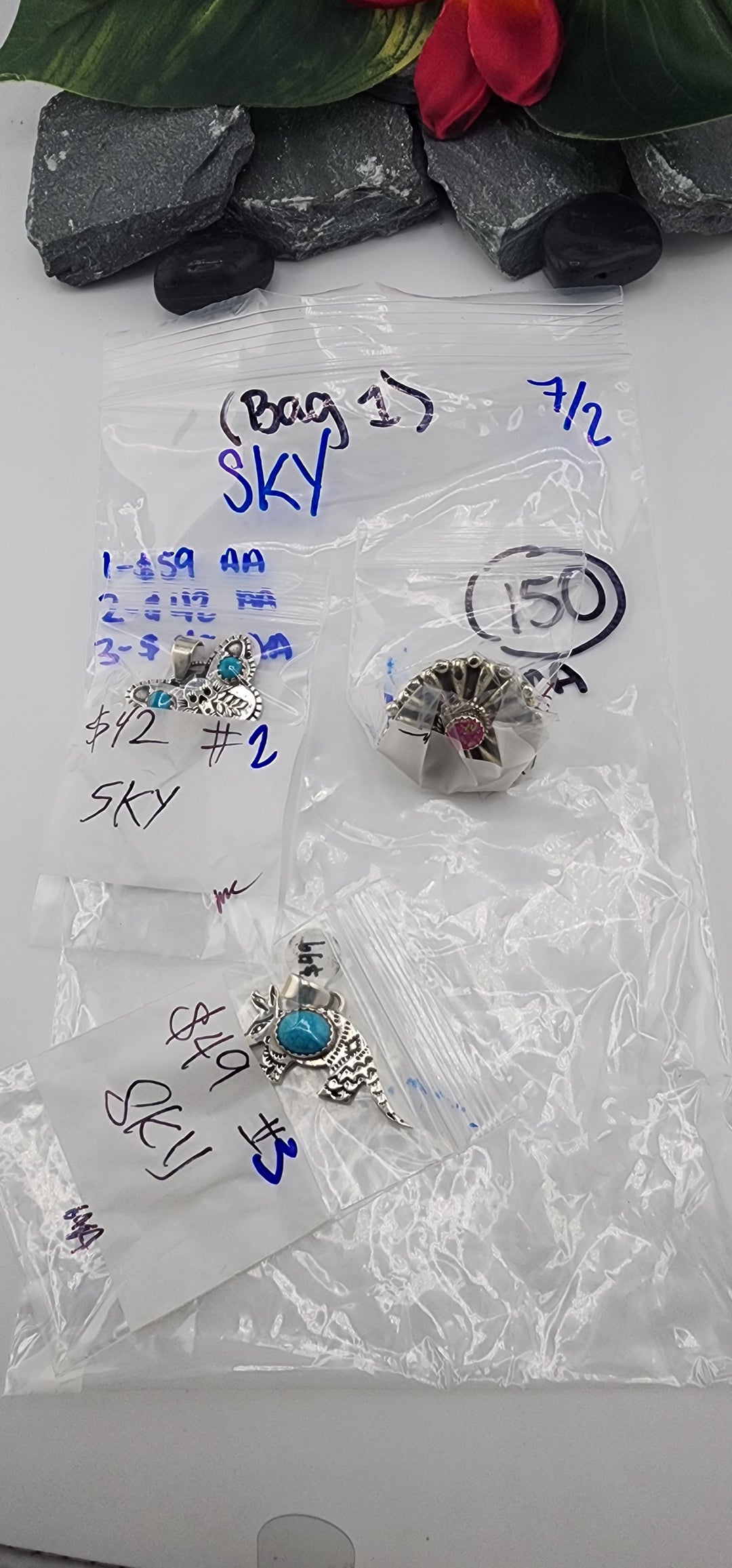 48HR - RESERVED FOR: SKY (Bag 1) - 7/2/2025 FL tiktok Live Show - 3 Sterling Silver Items